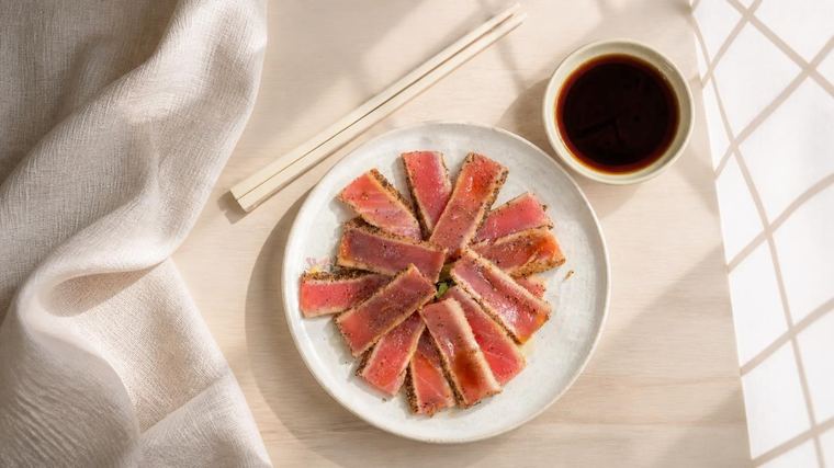 Black Pepper Tuna at Sushi Heaven Lancaster