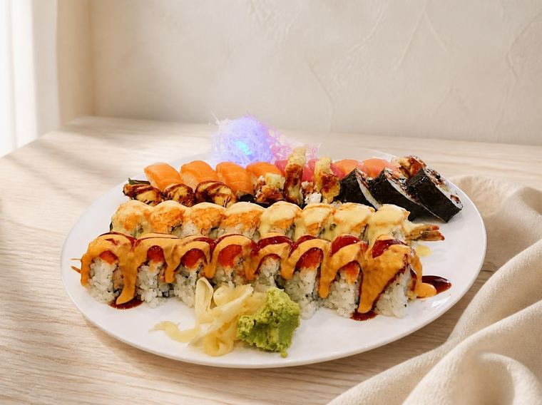 Sushi platter