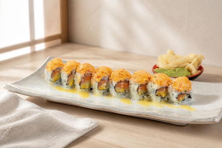 Crunch-topped roll